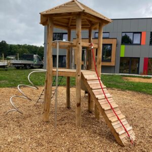 6-Eck Turm mit / ohne Dach