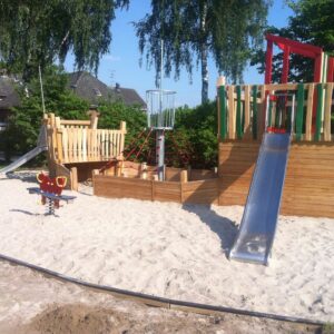 Piratenschiff mit 2 Rutschen